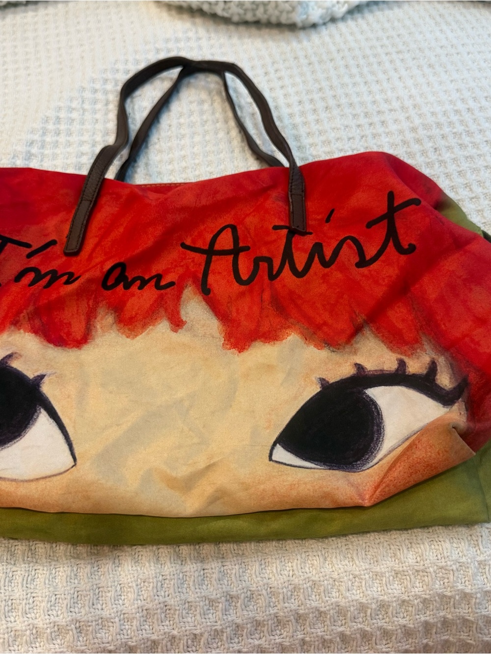 Youk Shim Won 'I'm an Artist' Tote Bag
